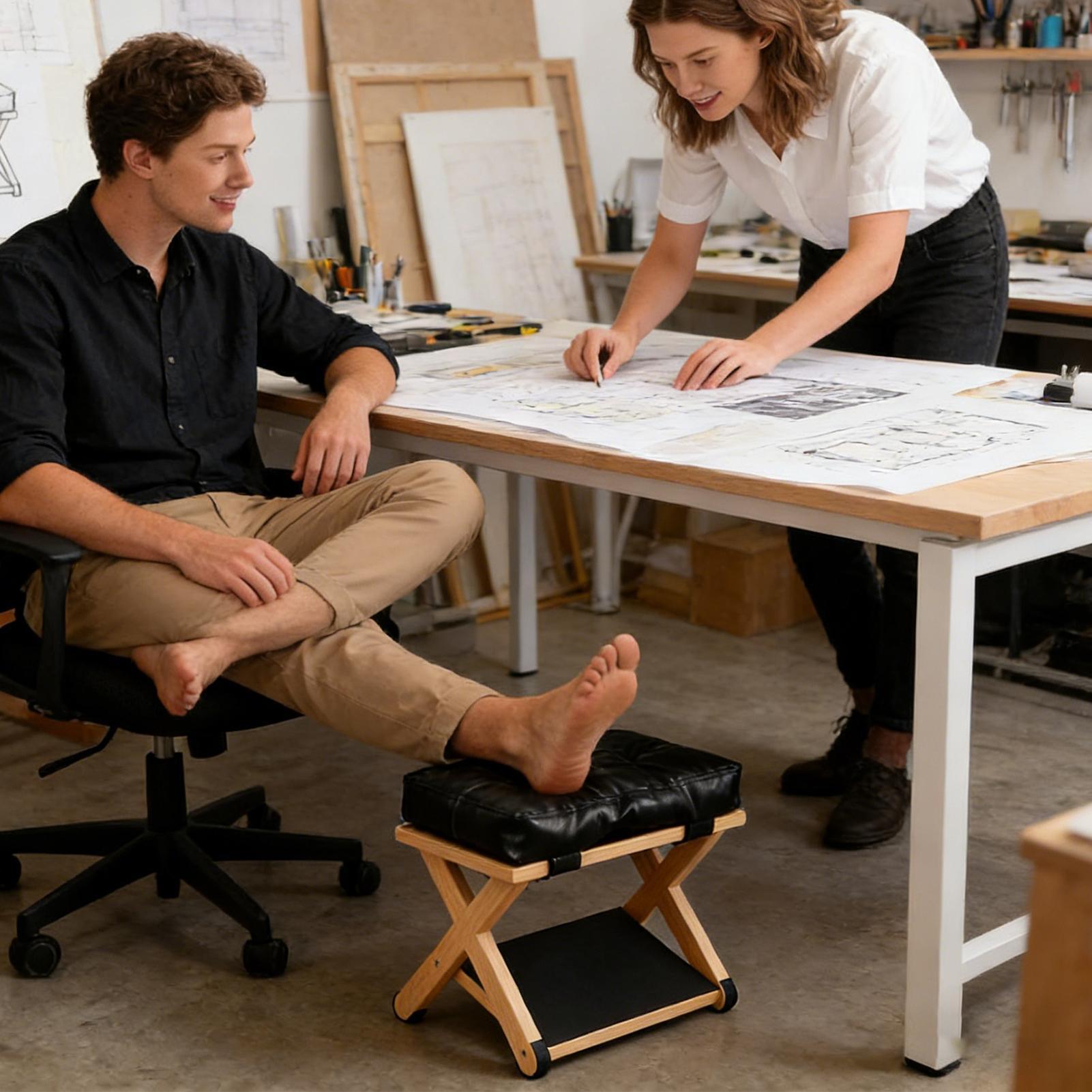 Sandaran Kaki Di Bawah Meja Ka - Footrest Under Desk ulasan dan harga