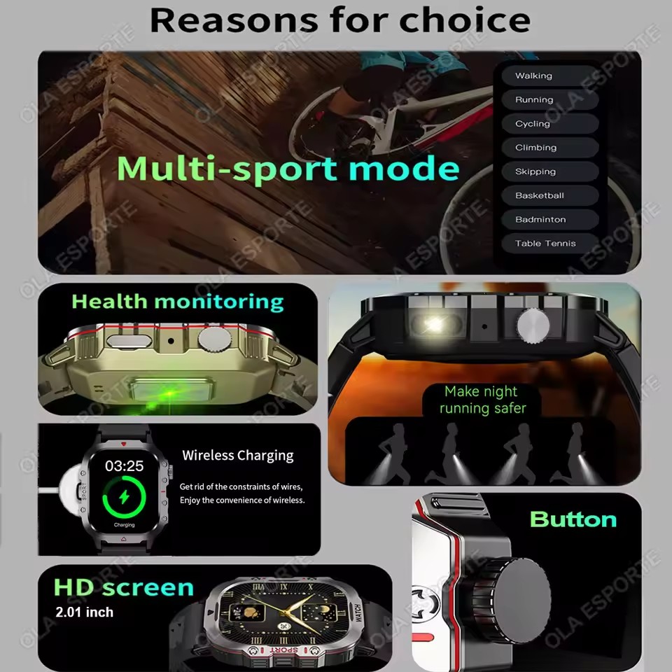 Jam Tangan Pintar Militer Baru - Phase Esports & Gaming Festival ulasan dan harga