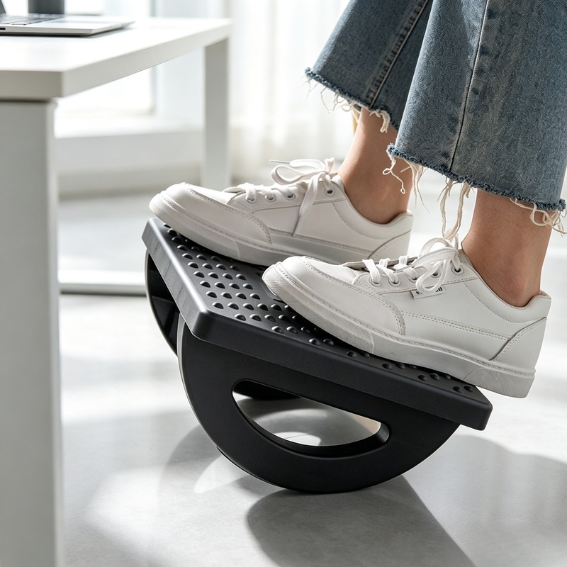 Sandaran Kaki Bergoyang Ergono - Footrest Under Desk ulasan dan harga