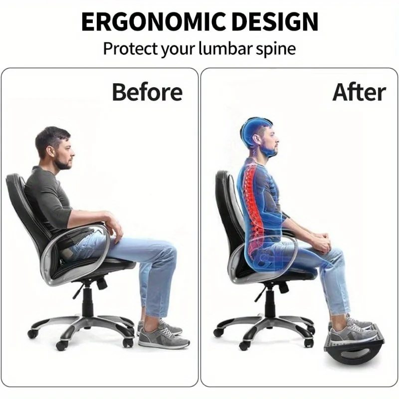 Sandaran Kaki Bergoyang Ergono - Footrest Under Desk ulasan dan harga