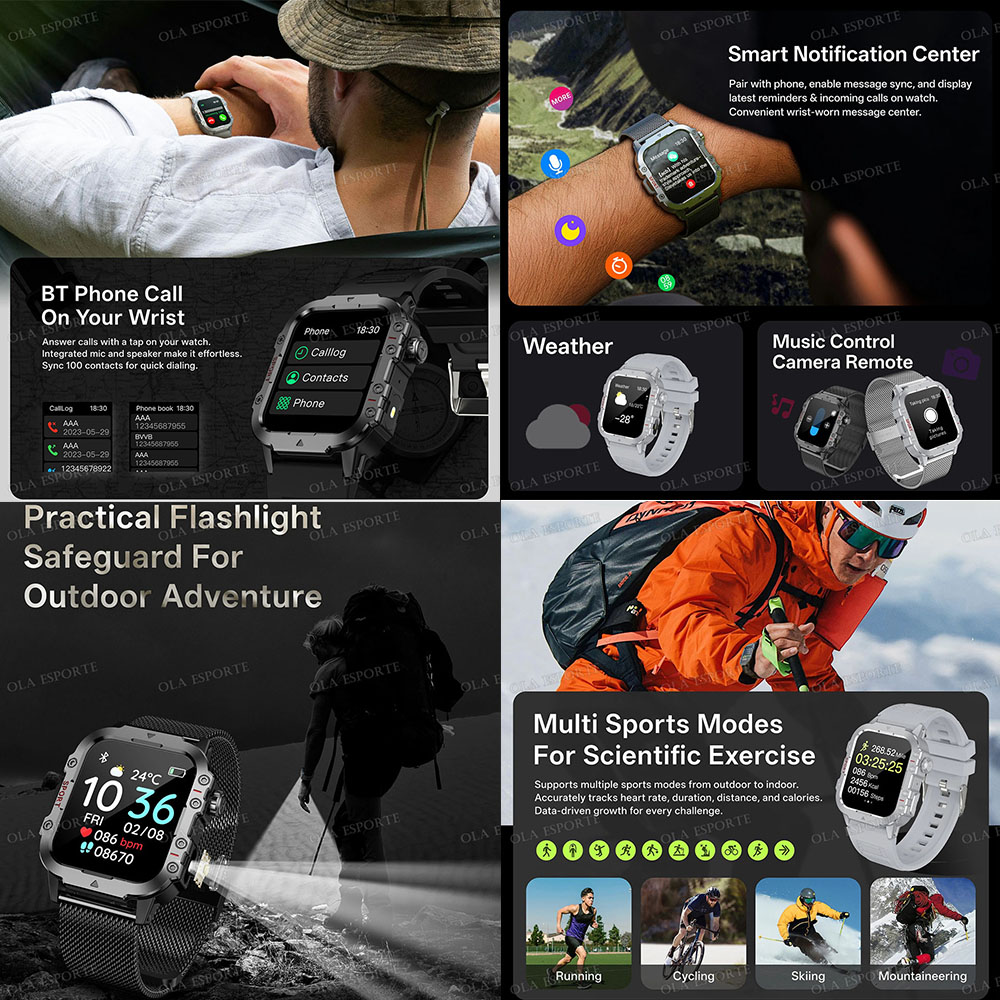 Jam Tangan Pintar Militer Outd - Phase Esports & Gaming Festival ulasan dan harga
